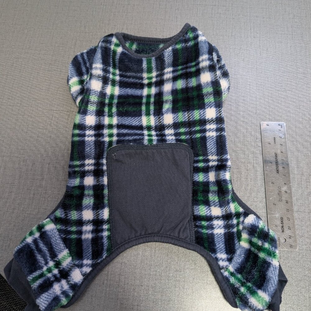 Pawslife Blue Plaid Dog Pajamas